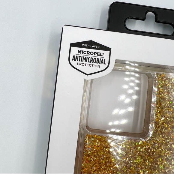 New Case-Mate Apple iPhone 12 / iPhone 12 Pro Twinkle Gold Phone Case - Picture 4 of 7